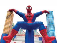 Inflatable Spiderman Obstacle Course