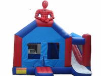 Inflatable spiderman combo bouncer games