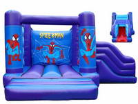 BOU-1072 spiderman bouncy castle slide