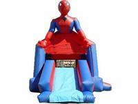 Inflatable spiderman jumpers slide