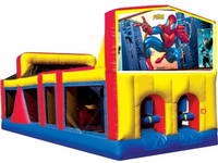 Spiderman Inflatable Obstacle Course