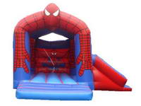 Spiderman Inflatable Bounce House Slide