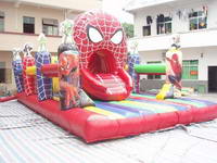 High Quality Spiderman Inflatable Bouncer Castle Moonwalk