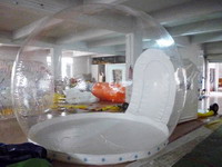 Dia 6 meters Inflatable Bubble Room with one tunnel