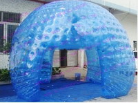 Custom Made Blue Color Inflatable Bubble Tent for Sale