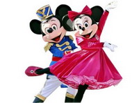 Mickey and Minnie New Disney Mascot Costume