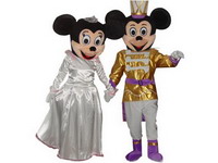 Wedding Use Mickey and Minnie Disney Mascot Costume
