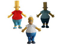 Funny Simpsons Disney Mascot Costume for Adults