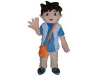 Adult Diego Mascot Costume for Sales Promotions