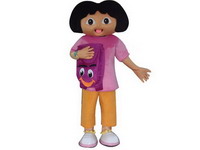 Holiday Use Dora the Explore Disney Mascot Costume for Sale