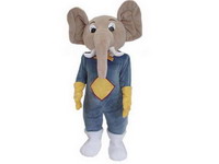 Attractive Elephant Dumbo Disney Mascot Costume for Sale