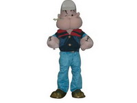 Funny Popeye Disney Mascot Costume for Adults