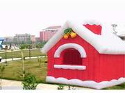 Family Use Airblown Inflatable Christmas House Decoration