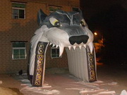Inflatable Wolf Sports Tunnel