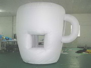 Full Color White Inflatable Cup Party Decoration