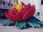 The Red Peony Flower Inflatable Model Advertising Model