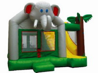 Jungle Inflatable Bounce House Slide Combo for Party