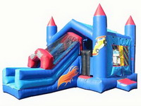 Festival Bounce House Slide Combo for Party Rentals