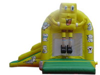 Inflatable SpongeBob Bounce House for Family Use