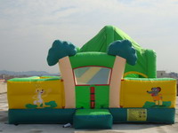 Jungle Inflatable Bounce House Slide Combo for Rent