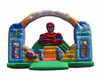 Cheap and Promotional Spiderman Bouncer Inflatable Combo