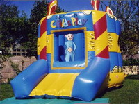 2015 lastest Inflatable Tele tubby castle