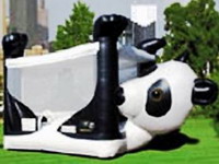Inflatable Precious Recumbent Panda Jumping Castle