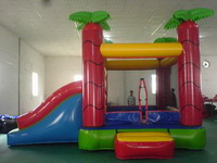 Jungle Inflatable Bounce House Slide Combo