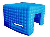 Hot Selling Blue Inflatable Cube Tent for Small Retailers