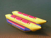 Double Tubes Banana Boats for Water Sports