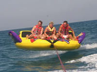 Durable PVC Tarpaulin Crazy Sofa Inflatable Flying Sofa for Water Ski Sports