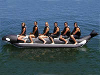 Singel Tube Whale Ride 6 Passenger for Summer Water Sports