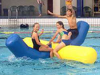Cheerful Inflatable Water See Saw for Kids Water Park