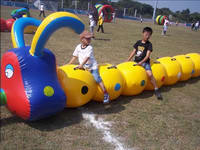 Kids Inflatable Carpenterworm Race Games