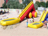 Hot Sale Inflatable Water Slide Tubes with Pool for Kids