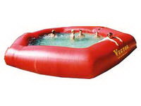 Commercial Grade Red Inflatable Swimming Pool for backyard