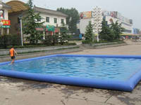 Giant Inflatable Pool with tent for rental business