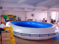 Inflatable Pool with crash Strips