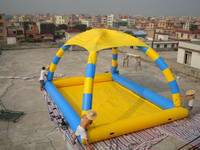 Inflatable Pool with tent for rental business