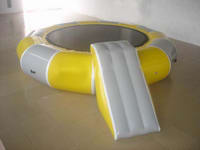 Custom Made Inflatable Water Trampoline with Slide
