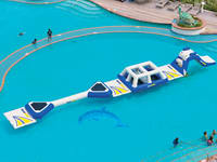 Floating Inflatable Water Park Access