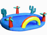 Custom Made Desert Plants Inflatable Pool for backyad