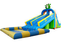 Inflatable Pool Slide for Water Park