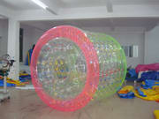 Great Fun Color Dots Inflatable Water Roller Ball for sale