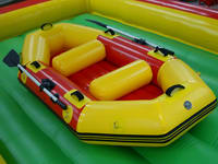 New Design Red and Yellow Inflatable Rafting boat for sale