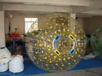 Custom Made Yellow Dots Zorb Ball