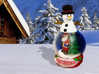 Inflatable Snow Globe-1203 5ftH