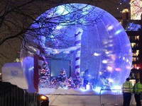 New Arrival Diameter 8 meters Inflatable Bubble Tent for Sale