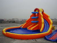 Commercial Mini Jungles Inflatable Water Slide for Backyard