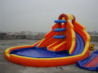 Mini Jungles Inflatable Water Slide for Backyard